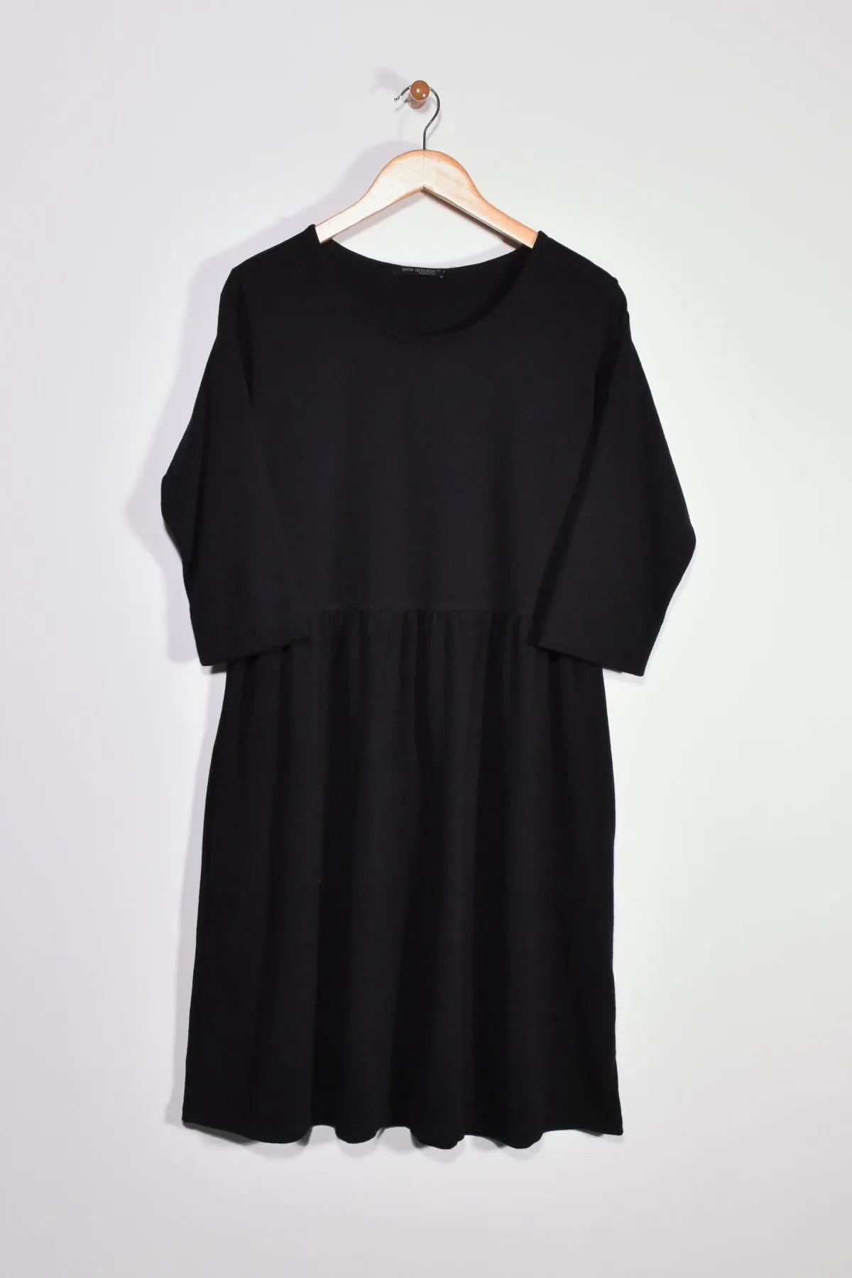 40” ¾ Sleeve Empire Waist Dress