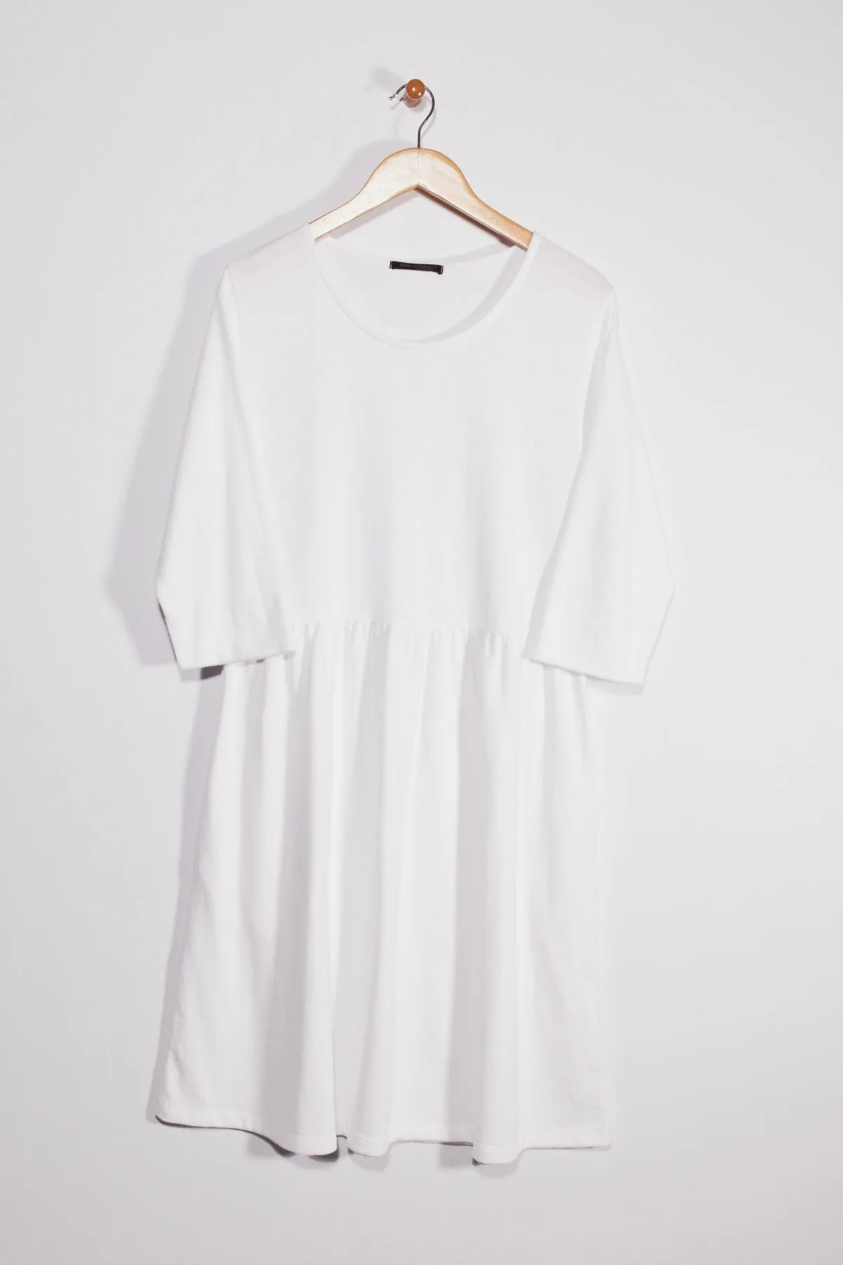 40” ¾ Sleeve Empire Waist Dress