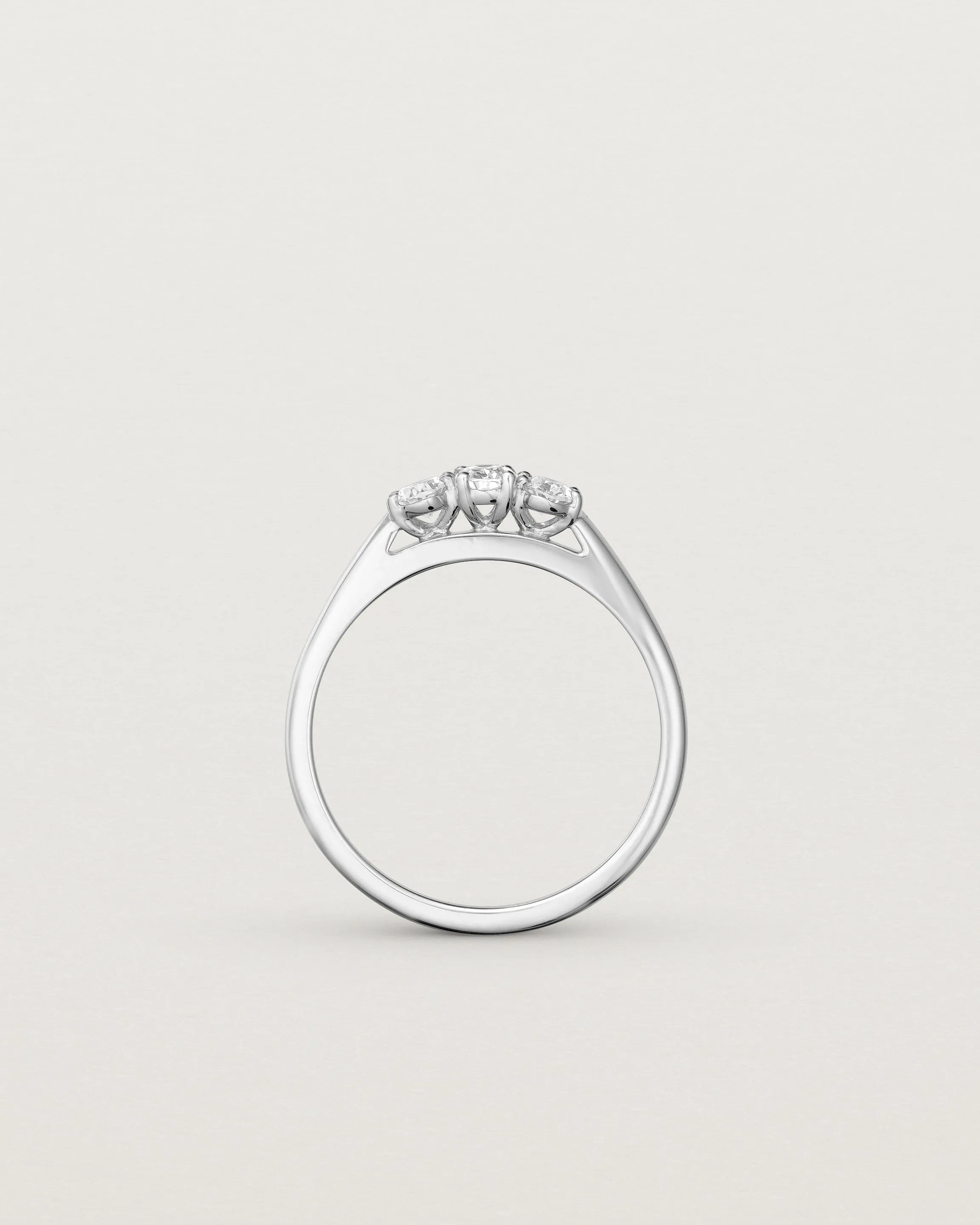 Elegant Adrienne Trio Diamond Ring Set