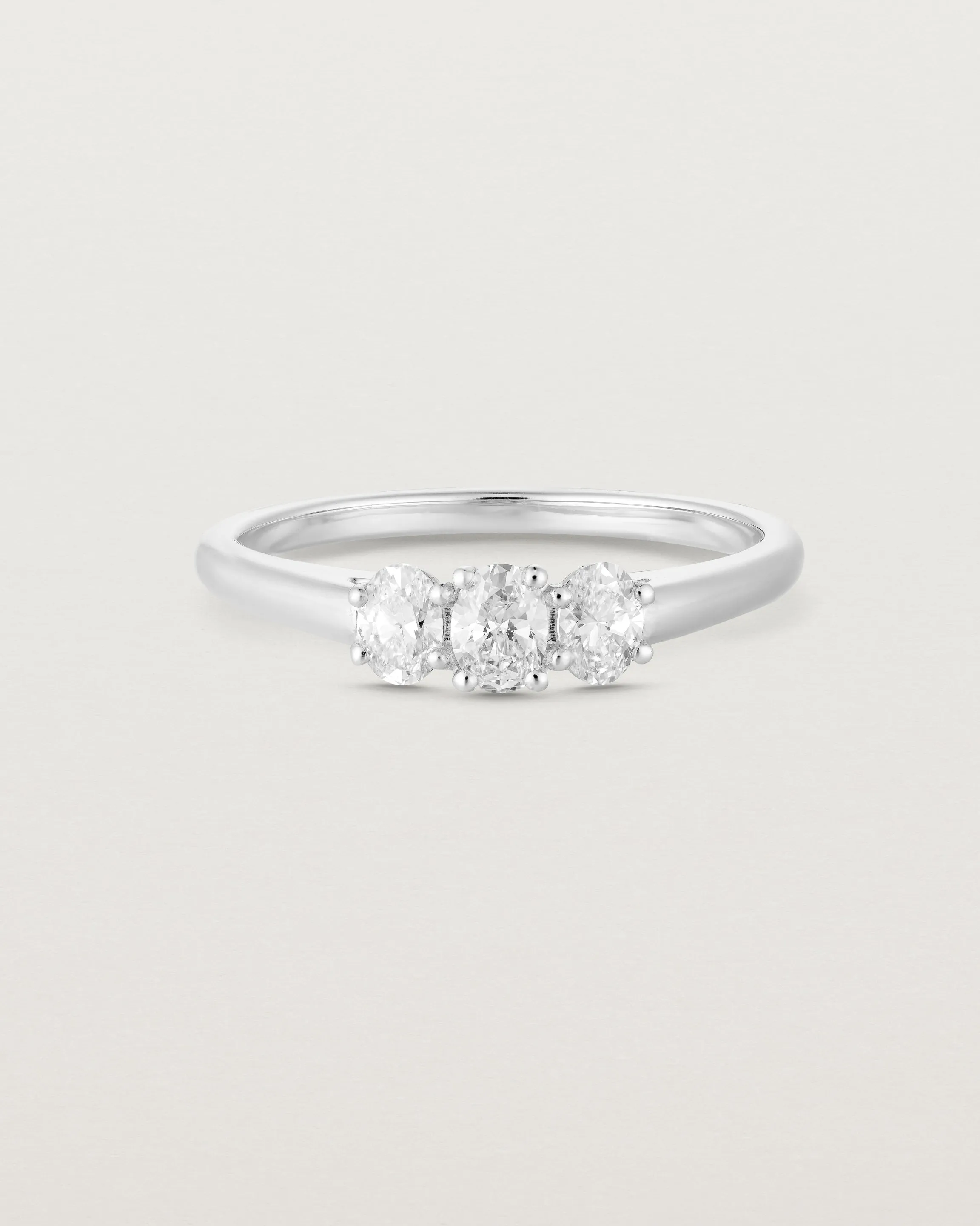 Elegant Adrienne Trio Diamond Ring Set