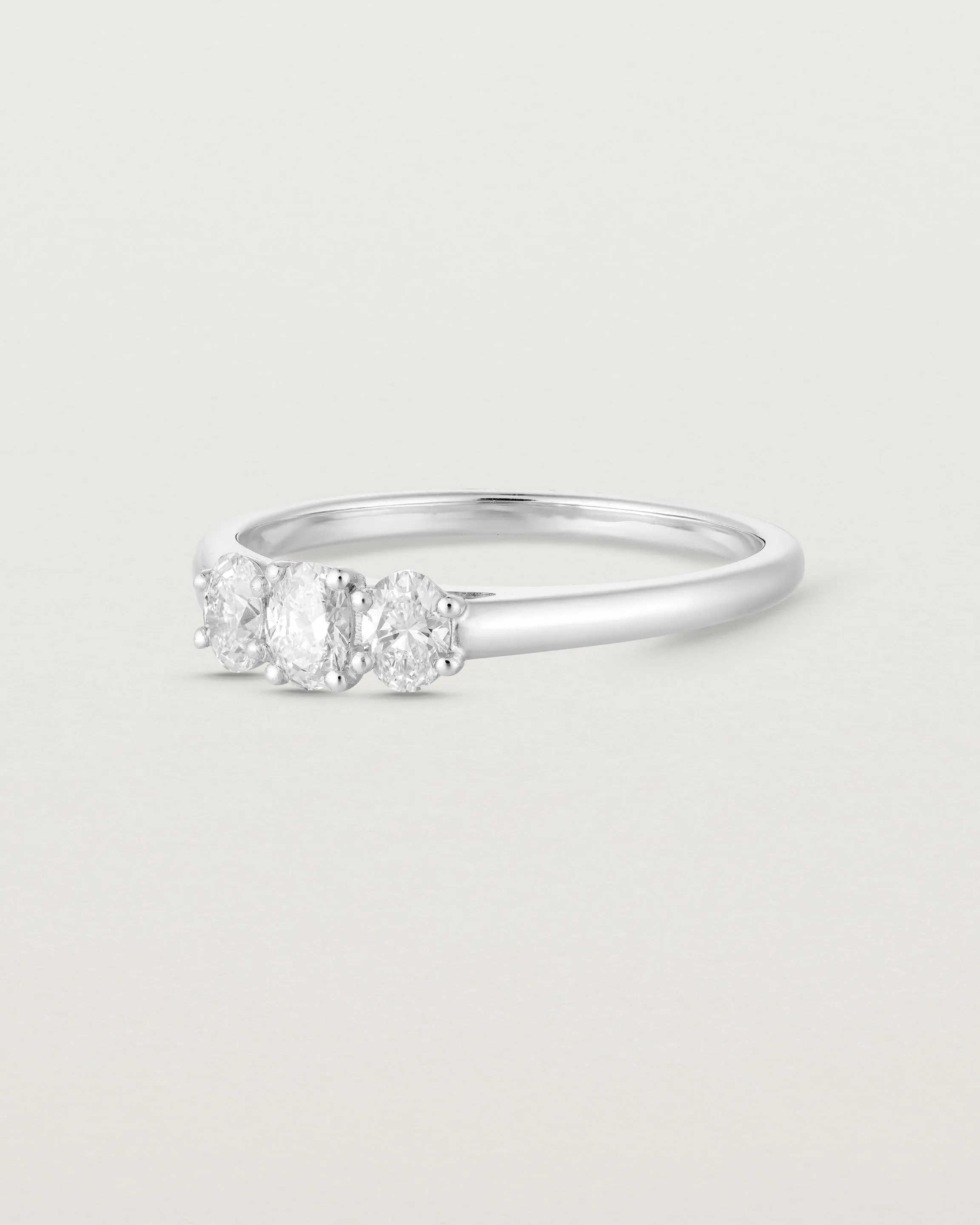 Elegant Adrienne Trio Diamond Ring Set