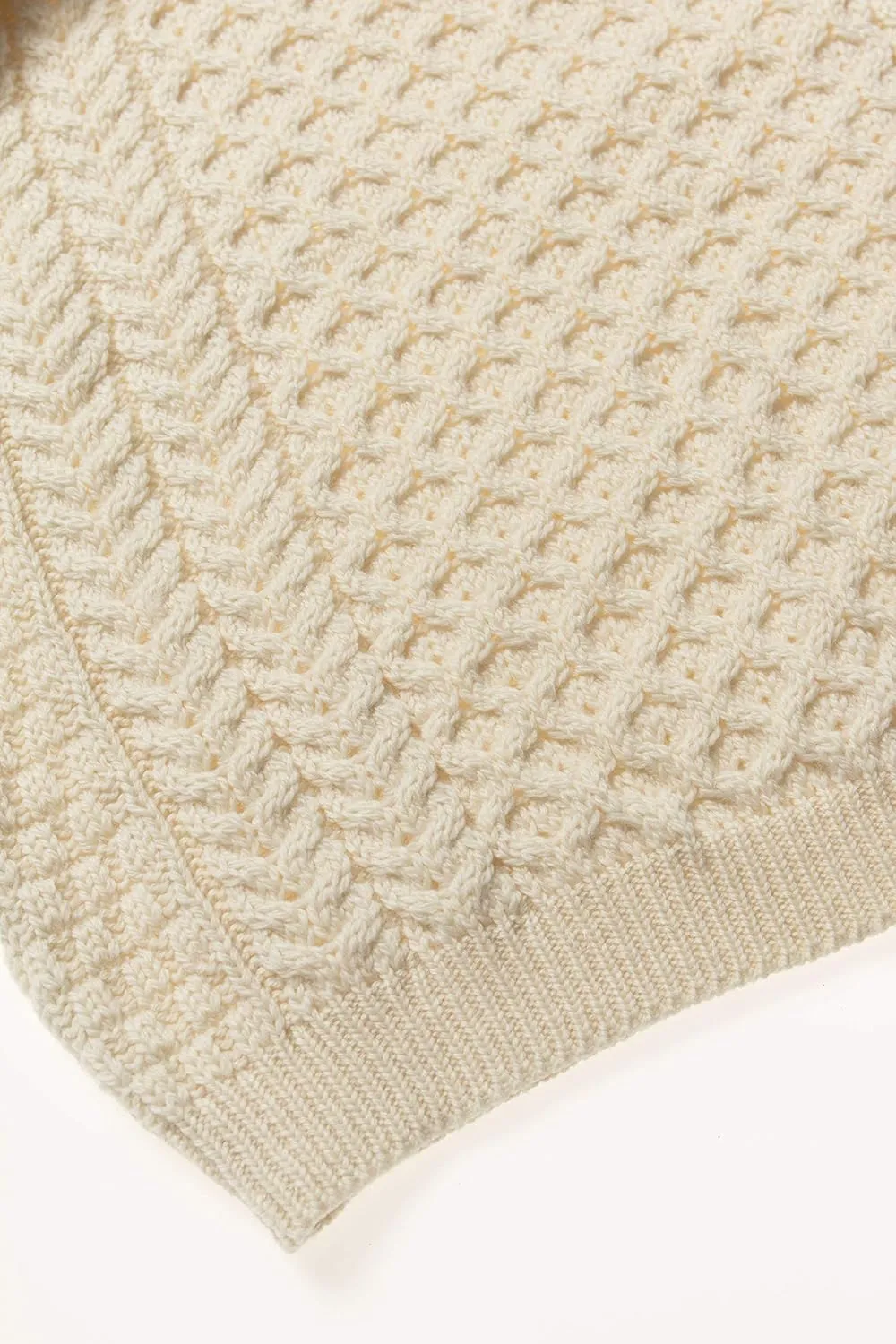 Aran Crafts Unisex Irish Cable Knitted Crew Neck Sweater (100% Merino Wool)