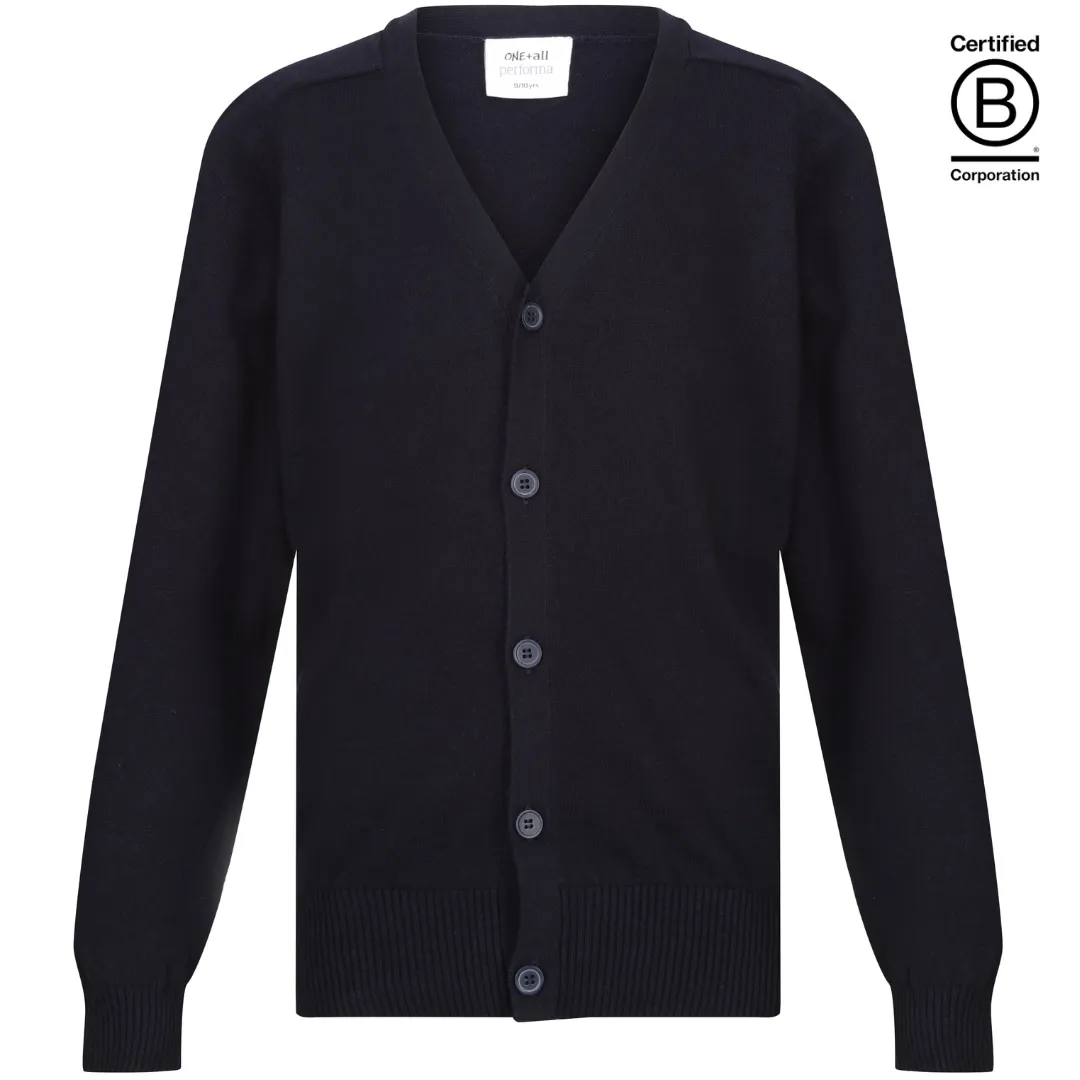 Boys / Unisex Performa cotton school cardigan - plain