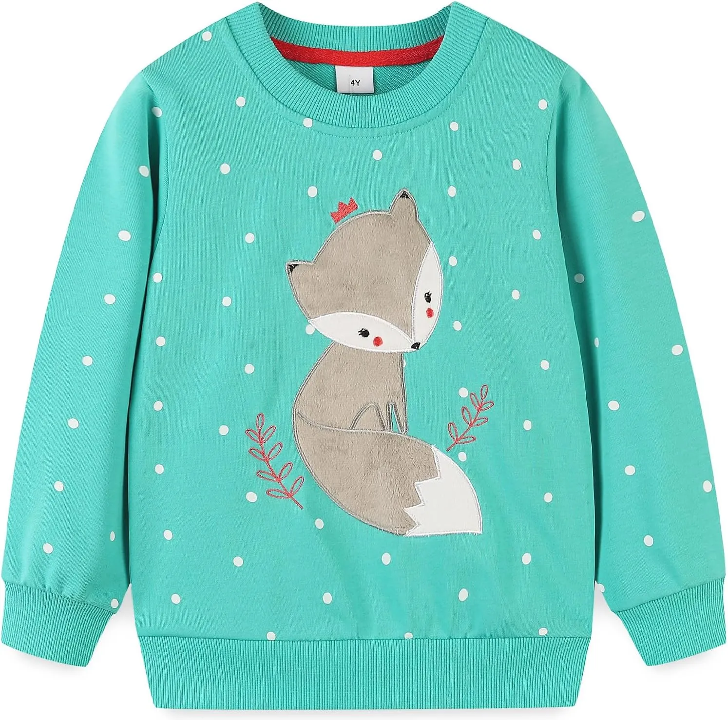 Bumeex Toddler Girl Sweatshirt Clothes Outfit,Cotton Crewneck Christmas Clothing