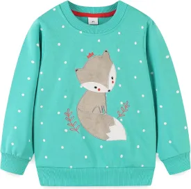 Bumeex Toddler Girl Sweatshirt Clothes Outfit,Cotton Crewneck Christmas Clothing