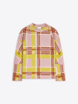 Checked sweater