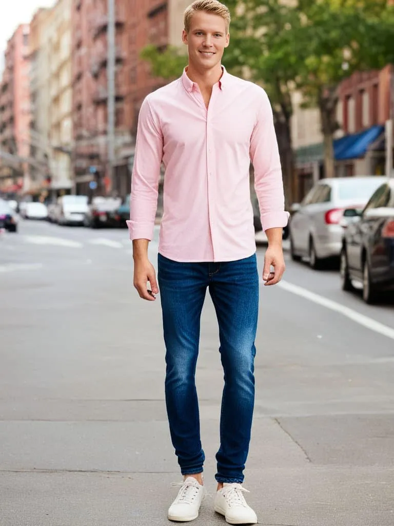 cotton king Mens Shirts | 100% Cotton Long Sleeve Shirts for Men | Button Down Shirt Men | Oxford Mens Dress Shirt