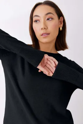 Essential Slim Crew | Jet Black