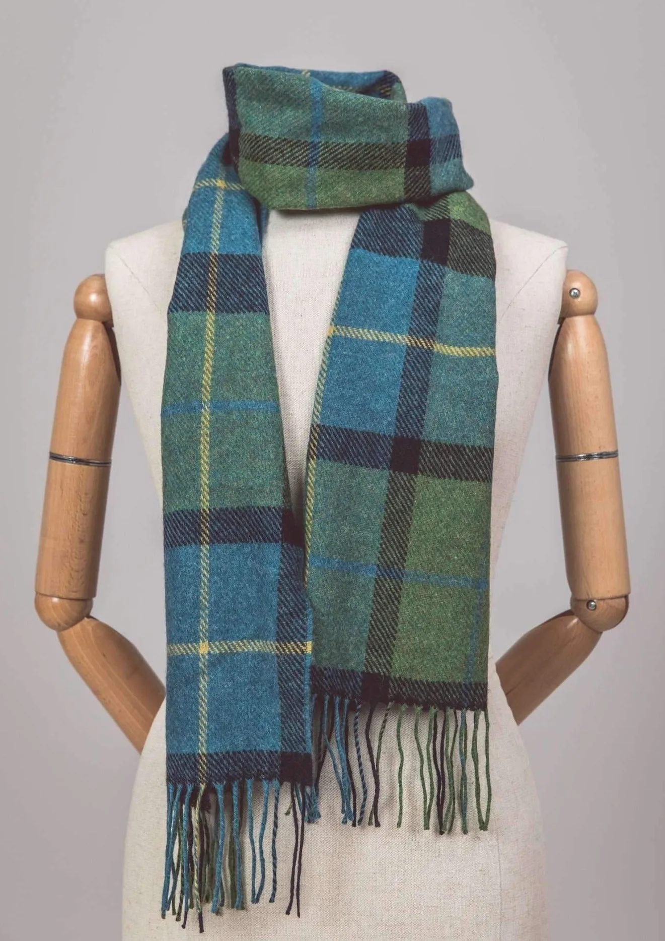 Foxford Lambswool Scarf | Shannon Check