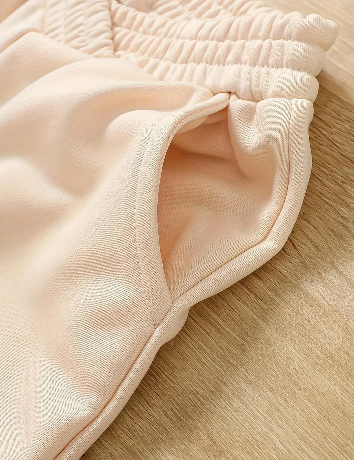 Girls 3 Pcs Wide Leg Sweatpants Casual Elastic Waist Straight Leg Jogger Pants with Pockets