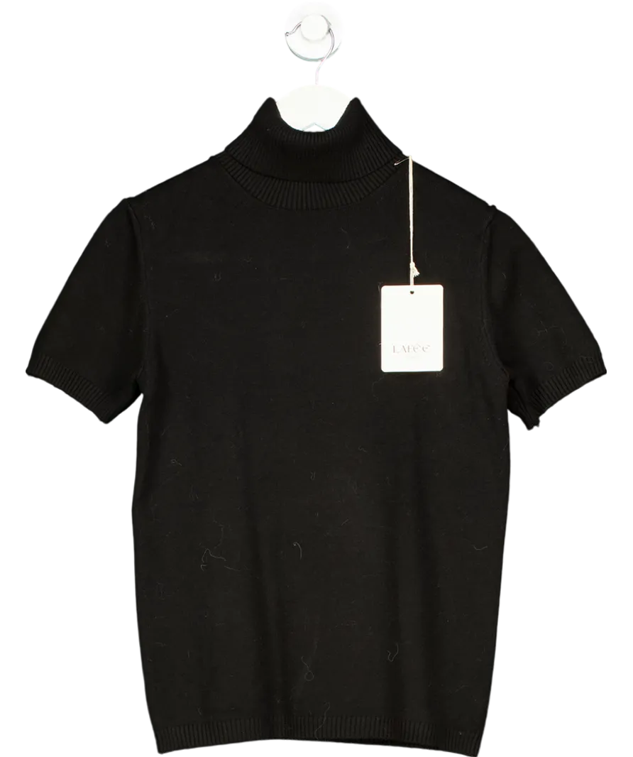 Law & co Black Lafee Short Sleeve Polo Neck One Size