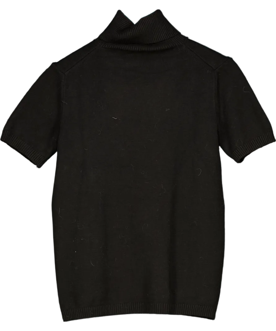 Law & co Black Lafee Short Sleeve Polo Neck One Size