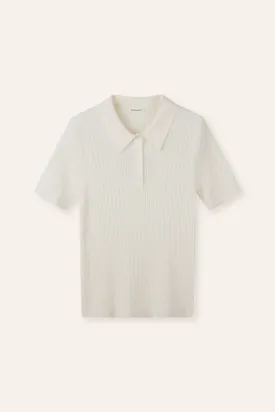 LEE wool polo top (Off white)