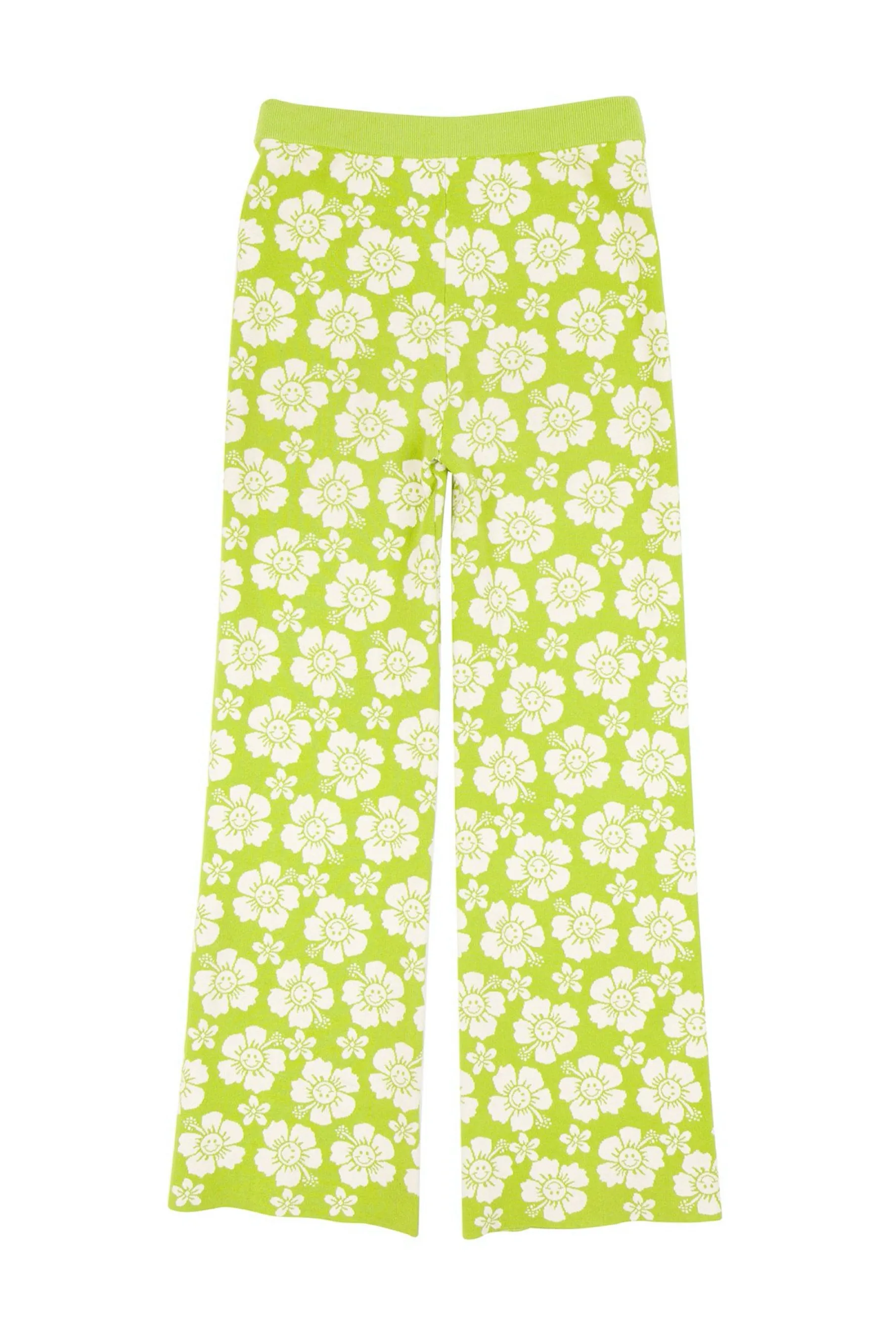 Olive Happy Hawaii Knit Pant