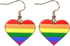 Pride Earrings, Dangle Rainbow Earrings for Women, Cute Accessories for Pride Parade