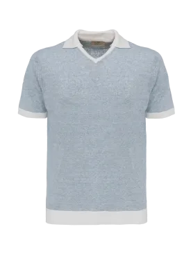 St Barth linen polo shirt